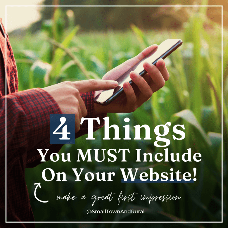 4 Things You MUST Include On Your Website!