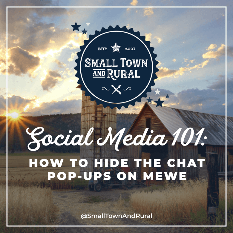 Social Media 101: How To Hide The Chat Pop-Ups On MeWe