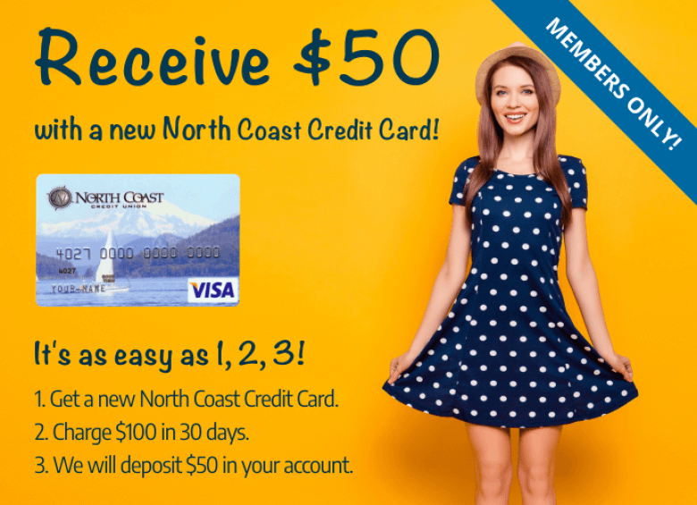 North Coast Credit Union Postcard