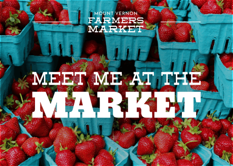 Meet Me At The Market Social Media Graphic